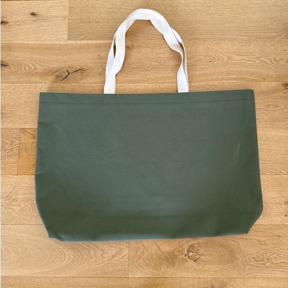 Adidas - Large Tote Carry All Bag in Green & Cream - Picture 2 of 2